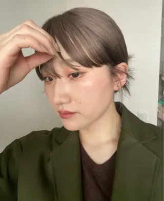 ミディアム カラー 渋谷/原宿/メンズ/ コヤマトモヤのヘアスタイル