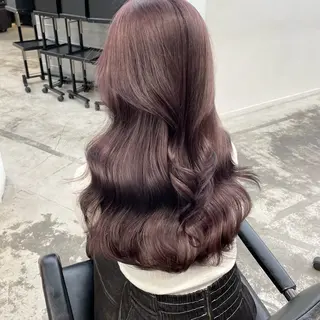ロング カラー レイヤー×グレージュ /ピンク🩷mioのヘアスタイル