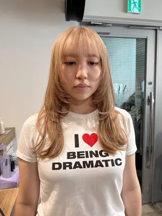 セミロング 渡邉 涼香のヘアスタイル