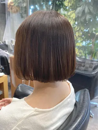 ミディアム ショート・ウルフ✂︎ 安住有咲子のヘアスタイル