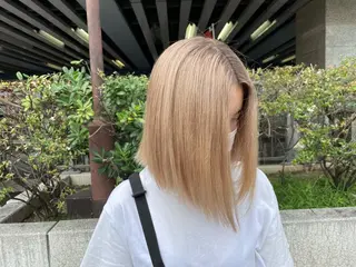 ミディアム カラー カラー特化型美容師 保住のヘアスタイル