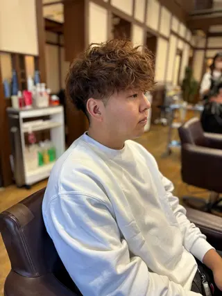 ショート パーマ メンズ ⭐️小玉 進也⭐️のヘアスタイル