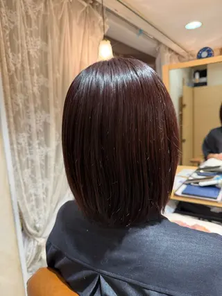 カラー 山口 菜々実のヘアスタイル