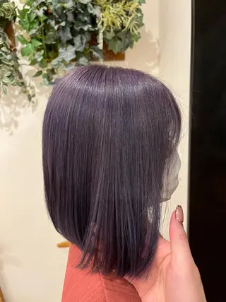 ミディアム カラー 門野 鈴々のヘアスタイル