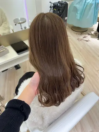 セミロング カラー GOODDAY ヘアサロンのヘアスタイル