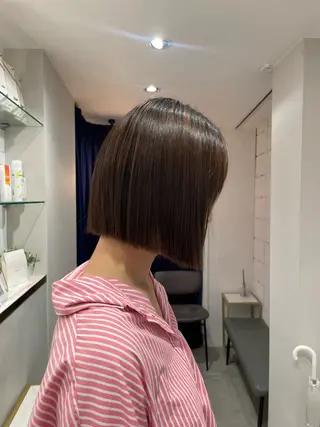 ショート 石川 優奈のヘアスタイル
