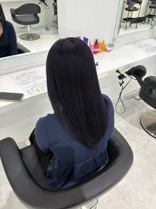 ロング カラー 🤍ྀི透ける寒色 Cocoa🤍ྀིのヘアスタイル