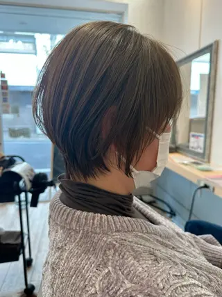 ショート 若山 敦のヘアスタイル