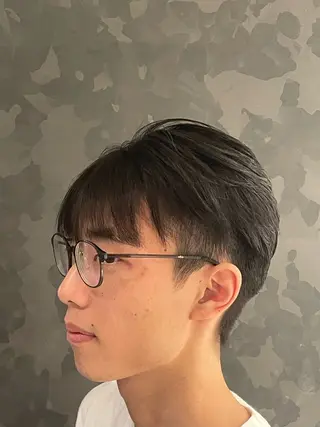 ミディアム 前谷 隆太のヘアスタイル