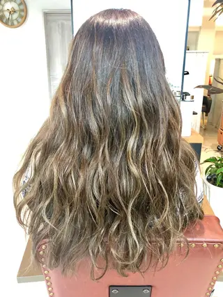 ロング カラー 金沢市/美容師/ 岡島由希美のマツエク・マツパデザイン