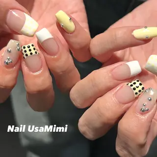 ミディアム 本町Nail Usa Mimi  SAKIのネイルデザイン