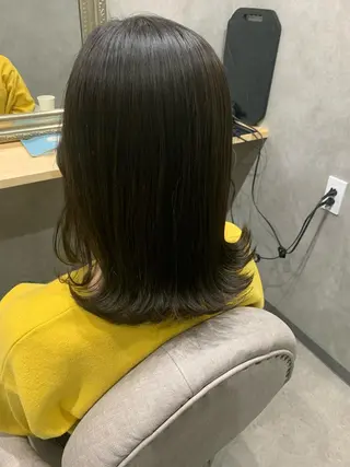 ミディアム カラー ゆきな 育休中のヘアスタイル