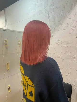 ミディアム カラー ヘアアレンジ 🎀ダブルカラーレイ ヤーyuuri🎀のヘアスタイル