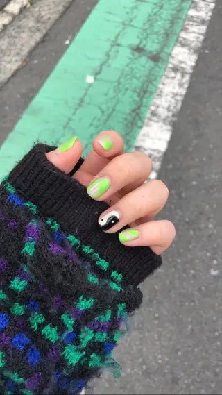 キッズ ネイル マツエク・マツパ ボブ ブリーチ/miinaのヘアスタイル