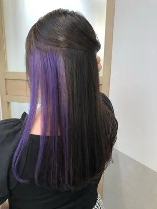 セミロング カラー 天野 涼のヘアスタイル