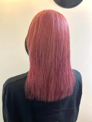 セミロング カラー ヘアアレンジ 🧨ブリーチー×ボブ レイヤー💎じゅえるのヘアスタイル