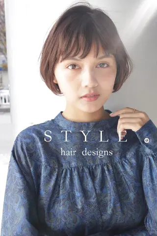 ショート カラー スタイル 相模大野のヘアスタイル