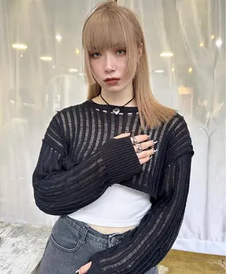 ミディアム カラー 🫧🇰🇷韓国ヘア レイヤー🐺Yutaのヘアスタイル