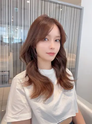 セミロング ✨上品可愛い 垢抜けカラー/後藤✨のヘアスタイル