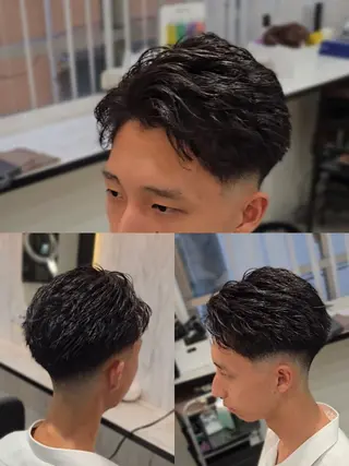 メンズ ショート Lapis 名古屋駅前店所属・LEN名古屋/パーマ メンズ特化美容師のヘアスタイル