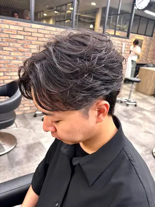 メンズ フェザーパーマ職人 🪽yutoのヘアスタイル