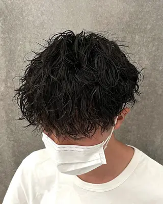 ショート パーマ メンズ 瀧野 翔吾【メンズ特化】のヘアスタイル