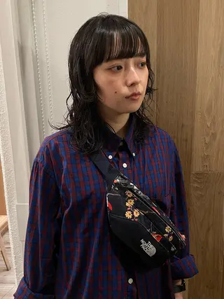 ミディアム パーマ 原宿/ケパーマ 🧺ユウマのヘアスタイル