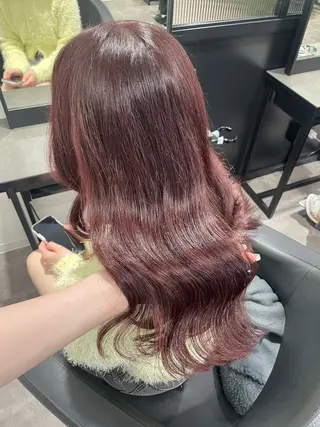 ロング カラー 🎀暖色/ラベンダー /paru🤍のヘアスタイル