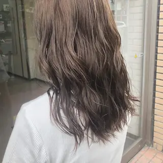 セミロング カラー 冨木 雄斗のヘアスタイル