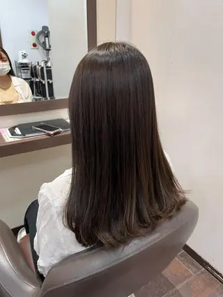ロング カラー 酸性ストレート 🤍🎀honokaのヘアスタイル