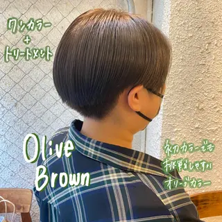 ショート カラー 暖色艶color / ボブ🦩Rioのヘアスタイル