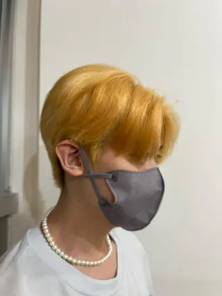 ショート 韓国ヘア レイヤーカットのヘアスタイル