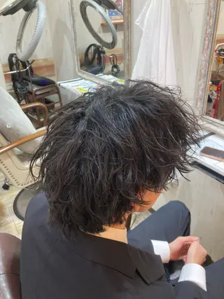 ミディアム ヘアアレンジ メンズ 💥桜木町メンズ特化 💥ルキのヘアスタイル