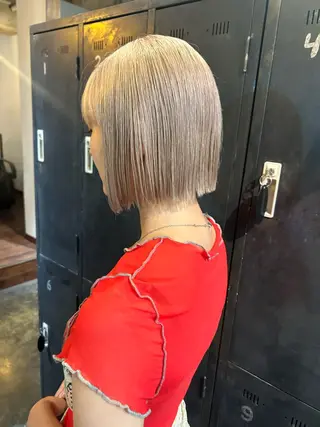 ミディアム ハイトーン/ブリーチ 🧁soraのヘアスタイル