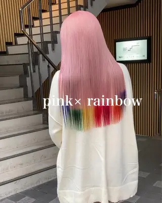 ロング カラー Selenehair 三条本店のヘアスタイル