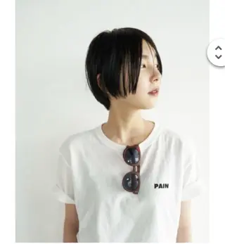 ショート 未 来カットモデル無料のヘアスタイル