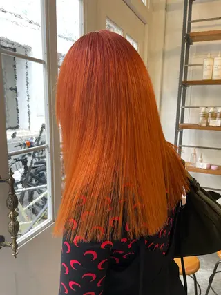 セミロング カラー CACHÉ NAKAZAKI所属・CACHÉ わっちょのヘアスタイル