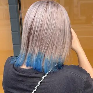 ショート 💛ブリーチで叶える 💛垢抜けカラー🌈のヘアスタイル