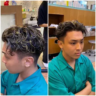 パーマ メンズ メンズスタイル 完全再現/仁翔のヘアスタイル