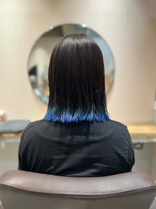 セミロング 🌈モテ色 村上のぶきのヘアスタイル