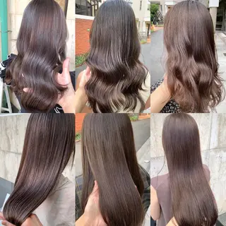 セミロング ミヤザキ タクトのヘアスタイル