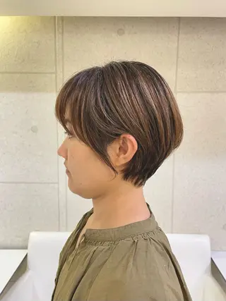 ショート 簡単スタイリングヘア 💫ﾖｺﾊｼのヘアスタイル