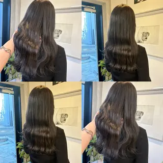 セミロング カラー カジュアルを女っぽく 𝗮𝘆𝗮𝗰𝗼のヘアスタイル