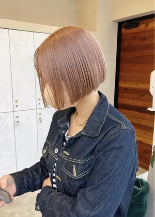 ショート カラー 🐰艶カラー🪙 美髪矯正/AYUNAのヘアスタイル