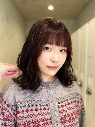 ミディアム カラー カノエ下関熊野店 /ヒロコのヘアスタイル