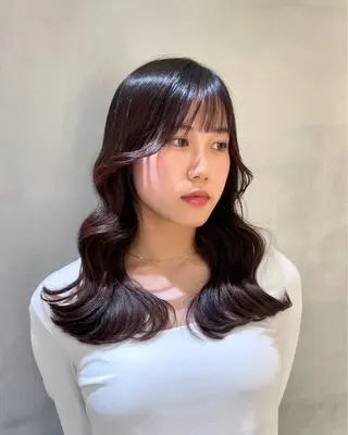 セミロング 🦋美髪矯正、髪質 改善のプロ🦋アオイのヘアスタイル