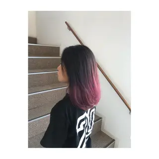 ミディアム 松戸　レイヤーカット 野口　康太郎のヘアスタイル