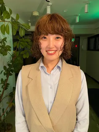 ショート カラー パーマ GATTACA所属・KEI gattacaのヘアスタイル