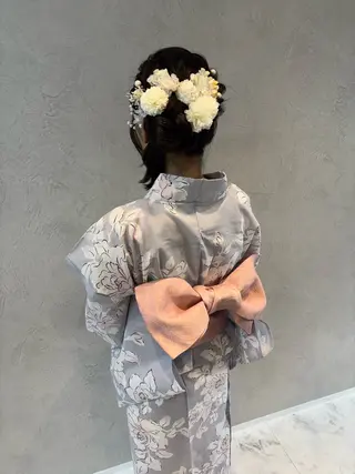 ヘアアレンジ 土田 唯のヘアスタイル