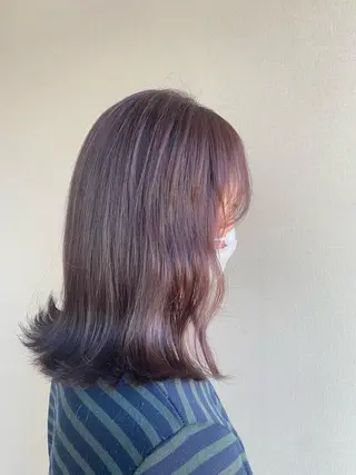 ミディアム ナチュラル＊艶＊ 蒲生四丁目＊山保美月のヘアスタイル